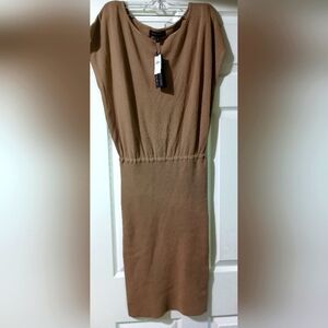 Banana Republic Tan Midi Dress